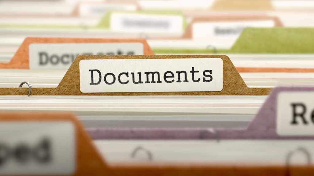 Liste des documents